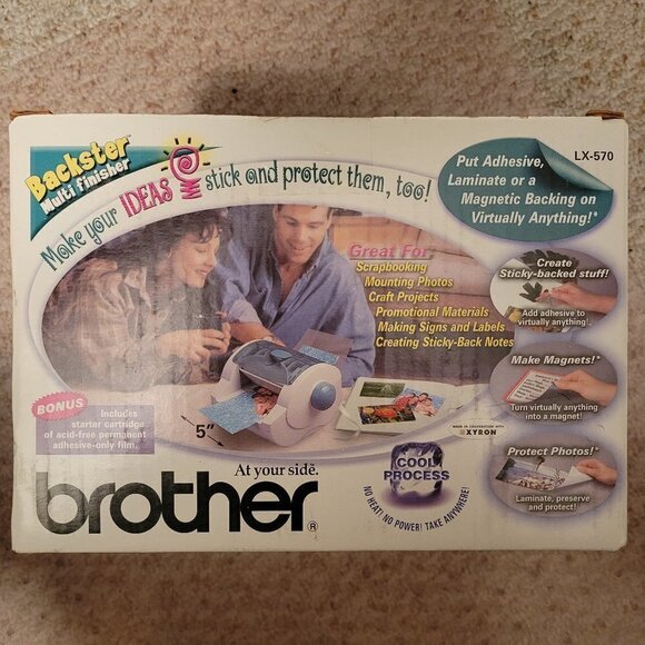 NEW Brother Backster LX-570 Multi-Finisher Laminator Sticker Magnet Maker - Picture 12 of 12